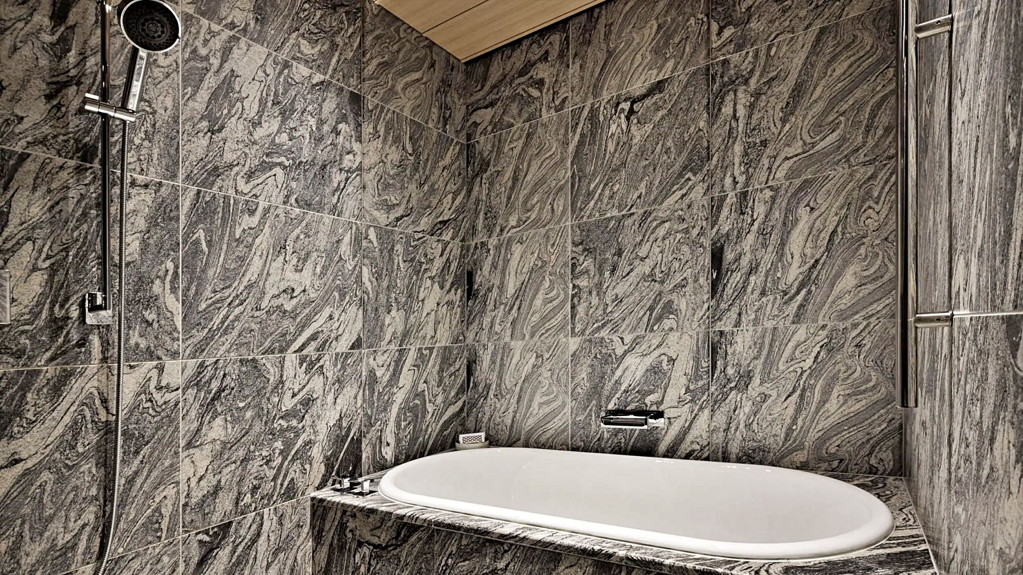 투 트윈 베드 가든 뷰