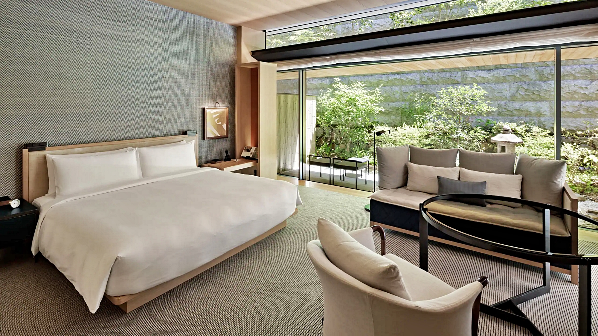 원 킹 베드 가든 테라스