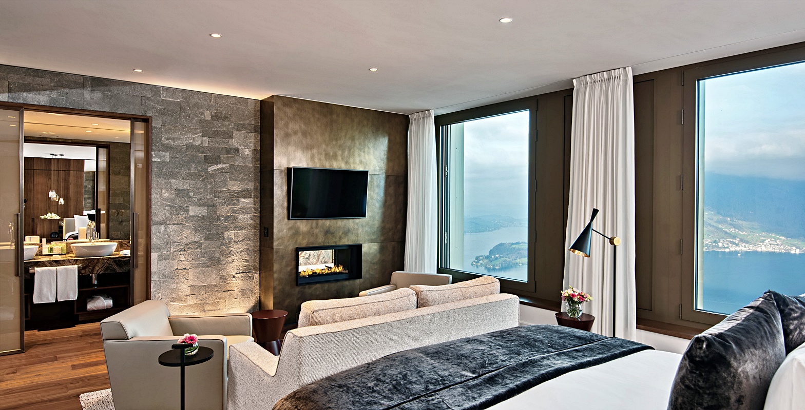 컨템포러리 레이크뷰 펜트하우스 스위트